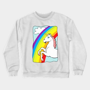 Fantasy Unicorn Rainbow Crewneck Sweatshirt